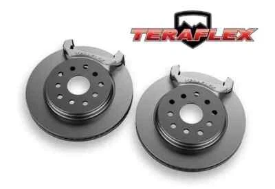 TeraFlex Front Big Rotor Kit w/ Plain Rotors for 2007-2018 Jeep Wrangler JK JKU Foto 1 de 4