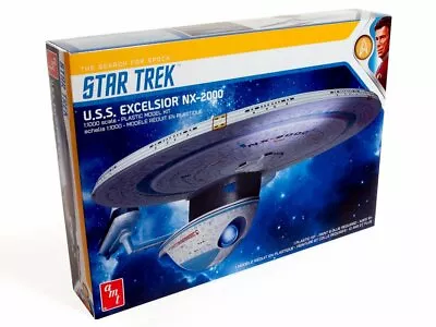 Star Trek - U.S.S. Excelsior NX-2000 or NCC 2000 -AMT1257  - Image 1 of 4