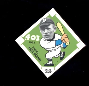 Carta Club 1980 Laughlin HARRY HEILMANN Detroit Tigers 300.400 500 - Foto 1 di 1