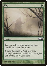 1x FOIL Fog M12 No173 MTG Magic 2012 English NM/UNPLAY common C card x1