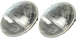 2 12v Halogen headlights for Many VW Volkswagon 1967-1980 Replace Dim Bulbs - Picture 1 of 4