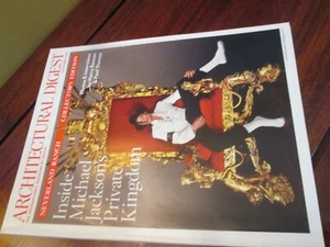 2009 Architectural Digest November Issue Michael Jackson Neverland Rach - Picture 1 of 4