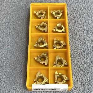 10pcs MMT16ER AG55 BP010 CNC Carbide Threading Inserts For steel For SER holder - Picture 1 of 3