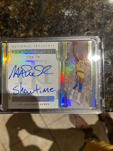 2021 national treasures basketball magic johnson auto 1/1