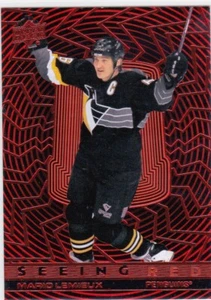 2023/24 UD..MARIO LEMIEUX..SEEING RED..CARD # SR-3..PENGUINS..FREE COMBINED SHIP - Picture 1 of 2