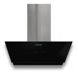 Kleenmaid 900m3/h Canopy Glass Wall Mount Vertical Sensor Rangehood Black 90cm - Picture 1 of 9