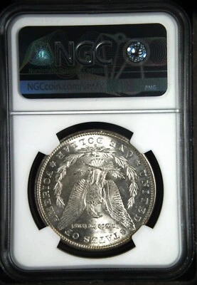 1880 S $1 United States Silver Morgan Dollar MS 64 NGC Graded - Image 1 of 2