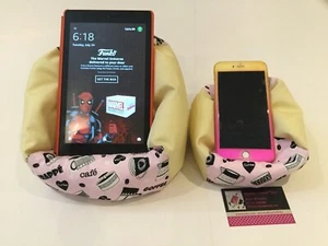 Coffee Set X2 Device cushion Beanbag stand holder fits iPad, Tablets &  Phones - Picture 1 of 4