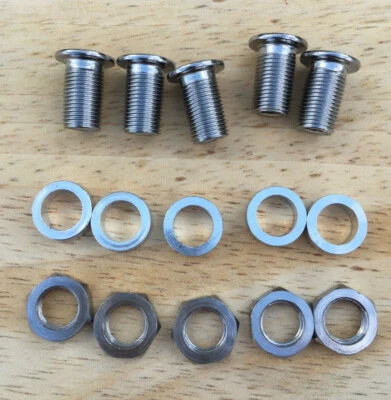 Willow Triplizer Inner Chainring Bolts Spacers Nuts / Rivendell Triple Crank - Image 1 of 2