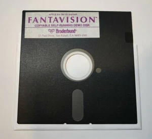 Fantavision for the Apple II + IIe IIc Broderbund 1985 - Demo self running disk - Photo 1/2