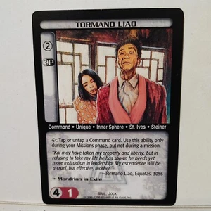 BATTLETECH CCG --- ARSENAL -- TORMANO LIAO -- NM / MINT - Picture 1 of 1
