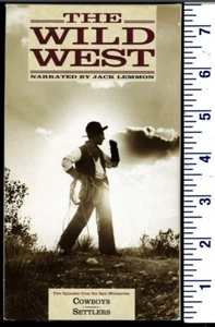 1993 THE WILD WEST VOL 1 NARRATED BY JACK LEMMON VHS COWBOYS SETTLERS - Picture 1 of 4