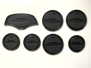 MINI JCW (F56 \ F55) 2014 - 2022 (7 PIECE) INTERIOR DASH GATE PAD SET - BLACK - Picture 1 of 5
