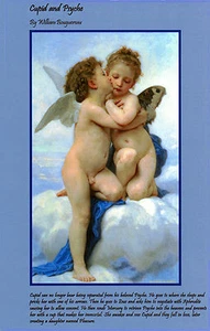 Amor & Psyche von W. Bouguereau Eine Collage von Barbara Snyder 7,5x12 signiertes Papier - Bild 1 von 1