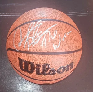 DENNIS RODMAN 'THE WORM' CHICAGO BULLS SIGNED BASKETBALL *BECKETT COA 2W919739 - Picture 1 of 5