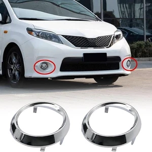 1 Pair Fog Light Lamp Bezel Cover 52713-08020 Fit For Toyota Sienna SE 2011-2017 - Picture 1 of 6