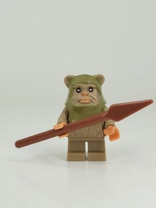 LEGO Star Wars Ewok Warrior Minifigure with Spear SW0508 D18 - Picture 1 of 4