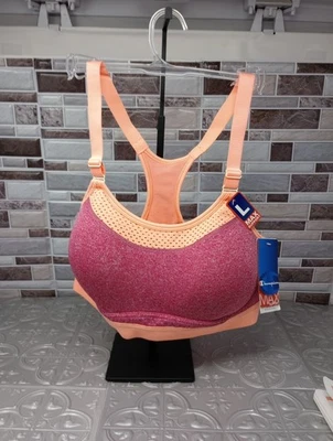 Sutiã esportivo Champion The Show-Off Max Support tamanho L $40 MSRP NOVO COM ETIQUETAS Berry Delgt - Imagem 1 de 4