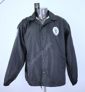 NEW Tact Squad Allied Universal Private Security Men's Snap Black Jacket Size L - Picture 1 of 13
