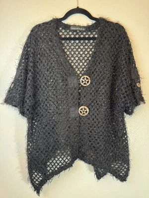 Suéter Mirror Image Pestañas Hada Grunge Goblincore Artístico SS Talla 1X Foto 1 de 4