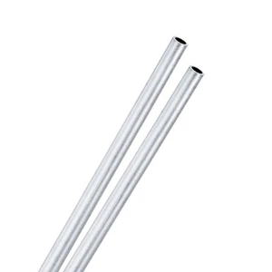 2-Pack 6063 Aluminum Round Tube, 5mmx7mm(IDxOD) 300mm Length Straight Tubing - Picture 1 of 7