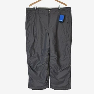 Columbia Snow Pants Mens 1X Short Bugaboo IV Omni Tech Waterproof Gray WS0946 - Picture 1 of 15