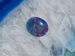 Schöne große Australische Opal Triplette  12 x 10 mm                   (H81) - Bild 1 von 6