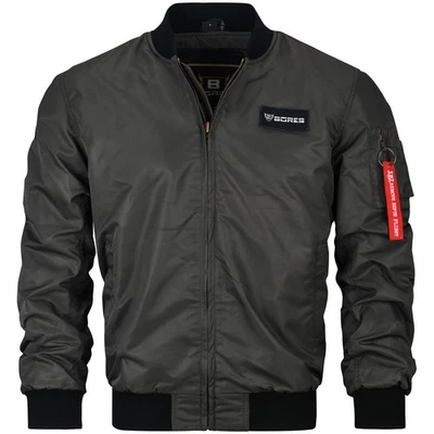 Bores Bomber Motorradjacke olive Fliegerjacke - Bild 1 von 2