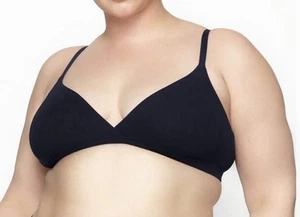 SKIMS Triangel Crossover Bralette Größe 4X PASST JEDEM Onyx BR-TRI-0235) - Bild 1 von 10