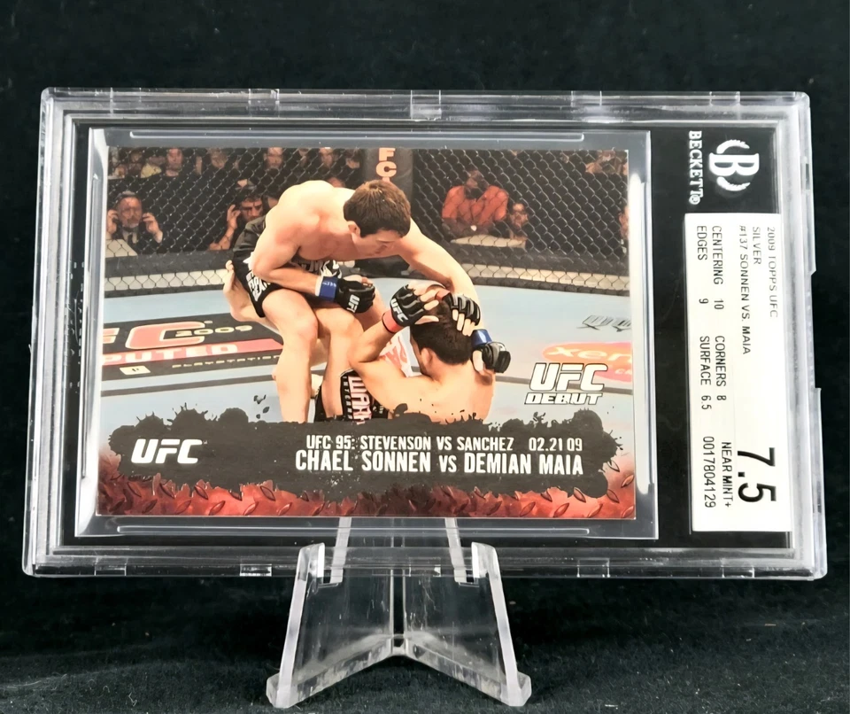 2009 Topps UFC Chael Sonnen Silver #/188 *HIS ONLY ROOKIE CARD* BGS 7.5 🔥🔥🔥 - Image 1 of 1