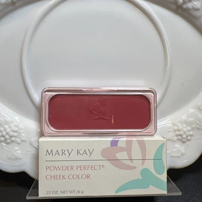 Vtg Mary Kay WILDFLOWER Powder Perfect Cheek Color Blush 5668 .22oz NOS - Image 1 of 3