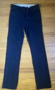 Gap kids Boy Black Khaki Pants Size 14 Slim - Picture 1 of 3
