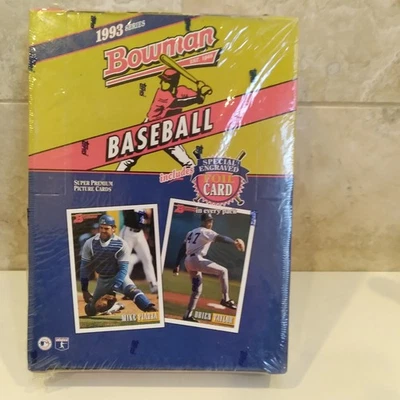 Bowman 1993 béisbol sellado de fábrica hobby 24 paquetes-14 tarjetas-¡Jeter novato RC! Foto 1 de 2