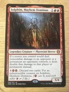 Solphim, Mayhem Dominus Phyrexia: All Will Be One Regular - Picture 1 of 2