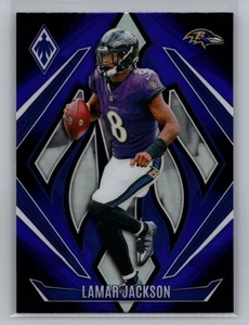Panini Phoenix Lamar Jackson Ravens 2024 púrpura desvanecimiento color coincidencia #102 10628 - Imagen 1 de 2