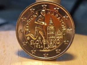 1 x 2 Euro Slowakei 2024 - 100 Jahre Marathon in Kosice - bankfrisch unz. - Bild 1 von 2