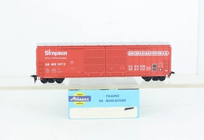 HO Athearn 5072 Arcata & Mad River 50’ Double Door Railbox Car A&MR 1070 - Image 1 of 4
