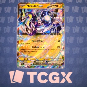 Pokemon - Miraidon ex - 079/197 - SV03: Obsidian Flames - Holo - Double Rare NM - Picture 1 of 1