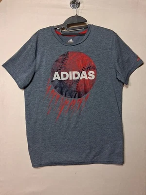 Camiseta deportiva de béisbol Adidas juvenil XL (18-20) gris exterior Foto 1 de 4