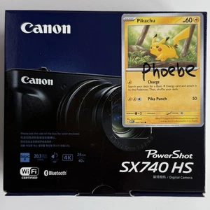 "PLUSAVE" $70 OFF - BRAND NEW Canon PowerShot SX740 20.3MP Point & Shoot Camera - Picture 1 of 1