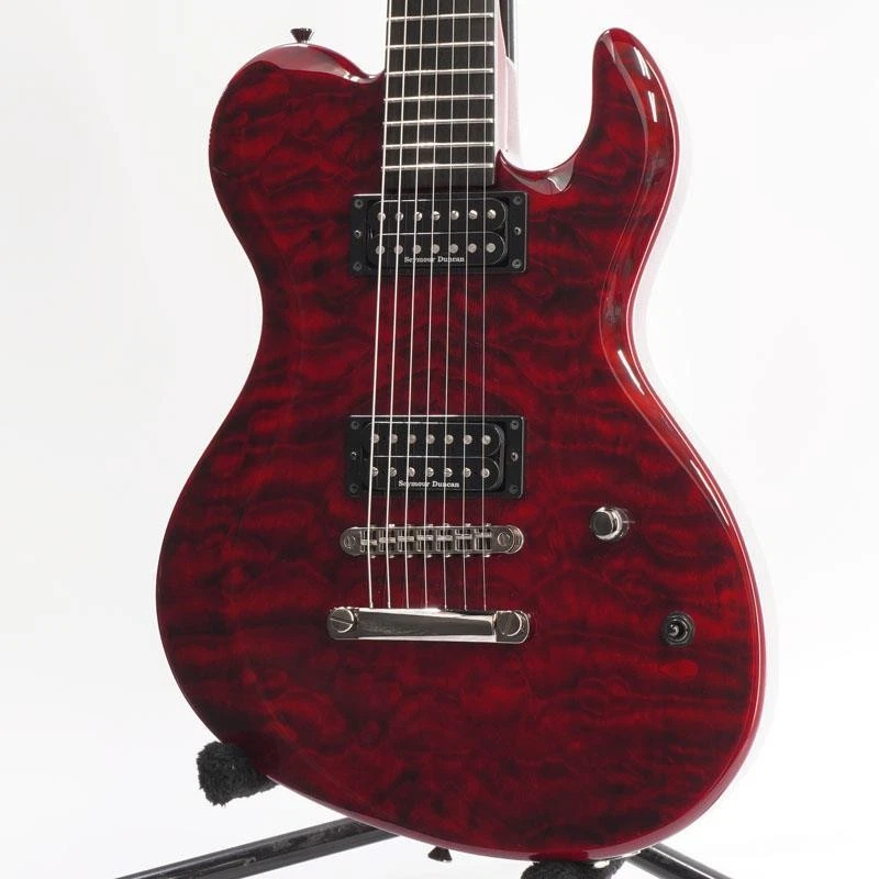 Edwards ​​E-DR-II-7st See Thru Dark Red 3.86kg Electric Guitar W/Gig Bag Used - Image 1 of 4