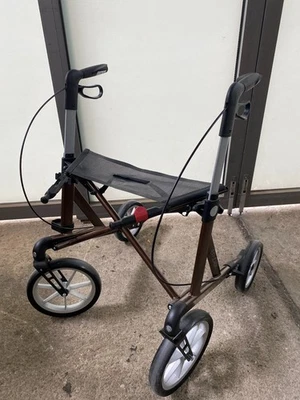 Rehasense Explorer Outdoor Rollator L Gehwagen bis 200 kg Braun Leicht ERBOL 600 - Bild 1 von 4