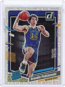 Brandin Podziemski 2023 Donruss Rated Rookie Choice #249 Golden State Warriors - Picture 1 of 2