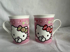 Coppia tazzine caffè Hello Kitty Sanrio 2012 lotto di 2 tazzine - Foto 1 di 3
