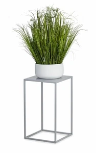 HowHomely Blumenständer Pflanzenständer Blumenhalter grau 24x24x70 cm Deko - Bild 1 von 9