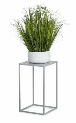 HowHomely Blumenständer Pflanzenständer Blumenhalter grau 24x24x70 cm Deko - Bild 1 von 4