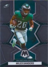 Miles Sanders 2022 Mosaic Football NFL Chrome Base Card #157 Philadelphia Eagles