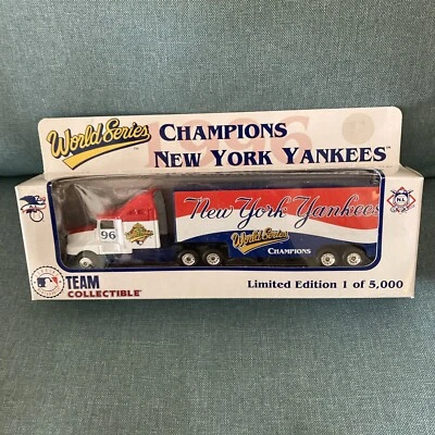 1996 NY YANKEES WORLD SERIES CHAMPIONS TRAILER /MATCHBOX/WHITE ROSE - Image 1 of 4
