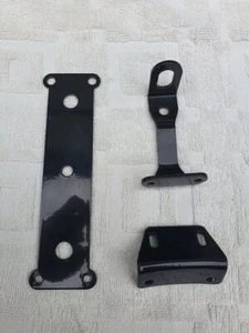 Juego de soportes de bocina de montaje con resorte de cabeza plana negro Harley WL WLA WLC WLD - Imagen 1 de 3