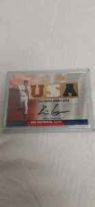 2009 Oberdeck Kevin Gausman USA Dreifach Triple Trikot Karte - Bild 1 von 2
